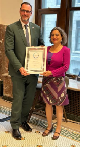 Remise du prix Guy Rocher de la laïcité 2025 à Nadia El-Mabrouk