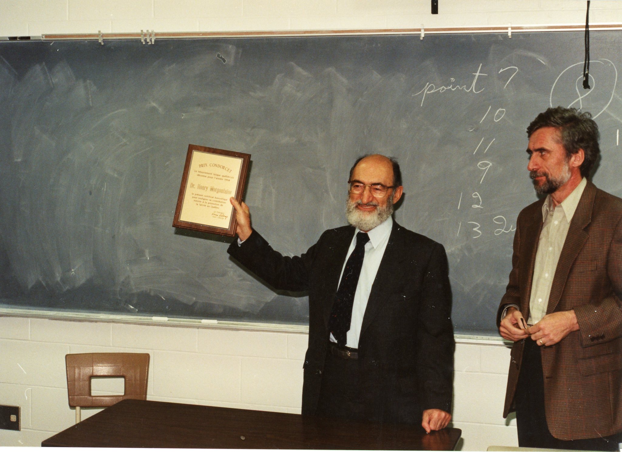 Dr Henry Morgentaler et Henri Laberge