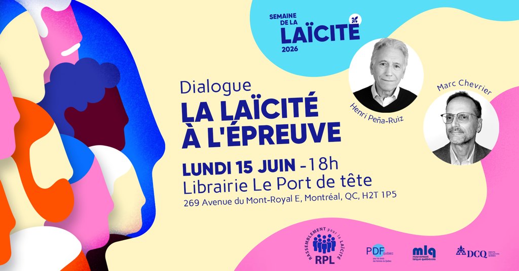café laïque Québec 16 juin 2026