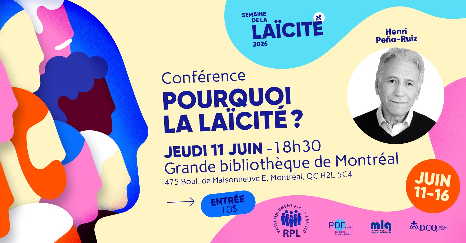 café laïque Québec 16 juin 2026