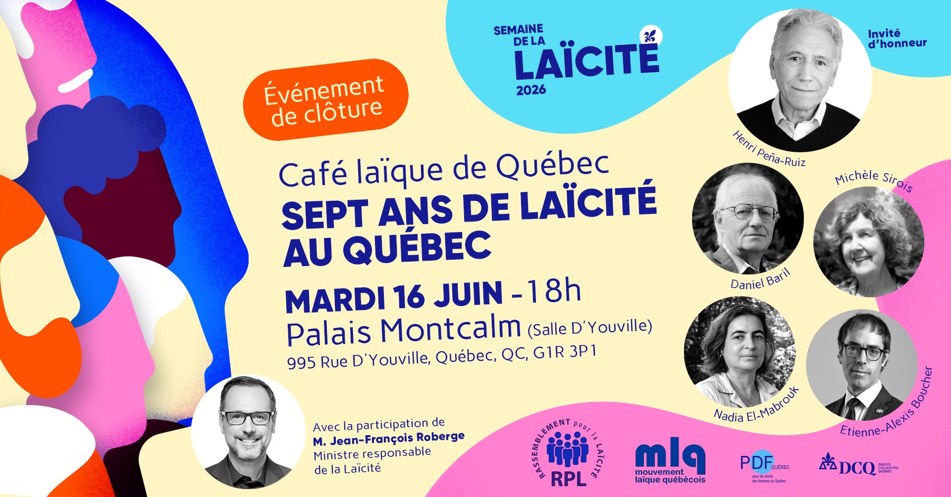 café laïque Québec 16 juin 2026